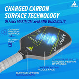 JOOLA Ben Johns Hyperion C2 Pickleball Paddle, Aero-Curve Hyperion Shape with Charged Surface Technology from The Ben Johns Perseus