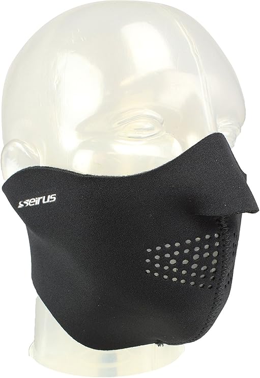 Seirus Innovation 6810 Neofleece Comfort Masque, Winter Cold Weather Face Protection, Black, Small