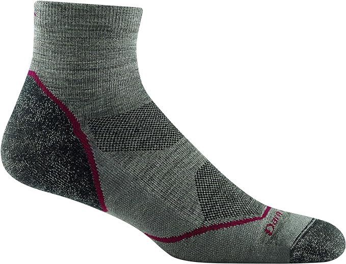 Darn Tough Men's Light Hiker 1/4 Lightweight with Cushion
