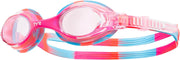 TYR Kids Swimple Goggles for Swimming Anti-Fog UV Eye Protection Safe No-Leak Silicone Gaskets Quick-Adjust Release Button Clear Lens