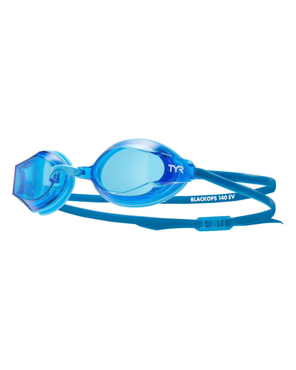 TYR Black Ops EV Racing Goggles Low Profile Competition Ready Swim Goggles with Wide Vision Anti-Fog UV Protection Lenses