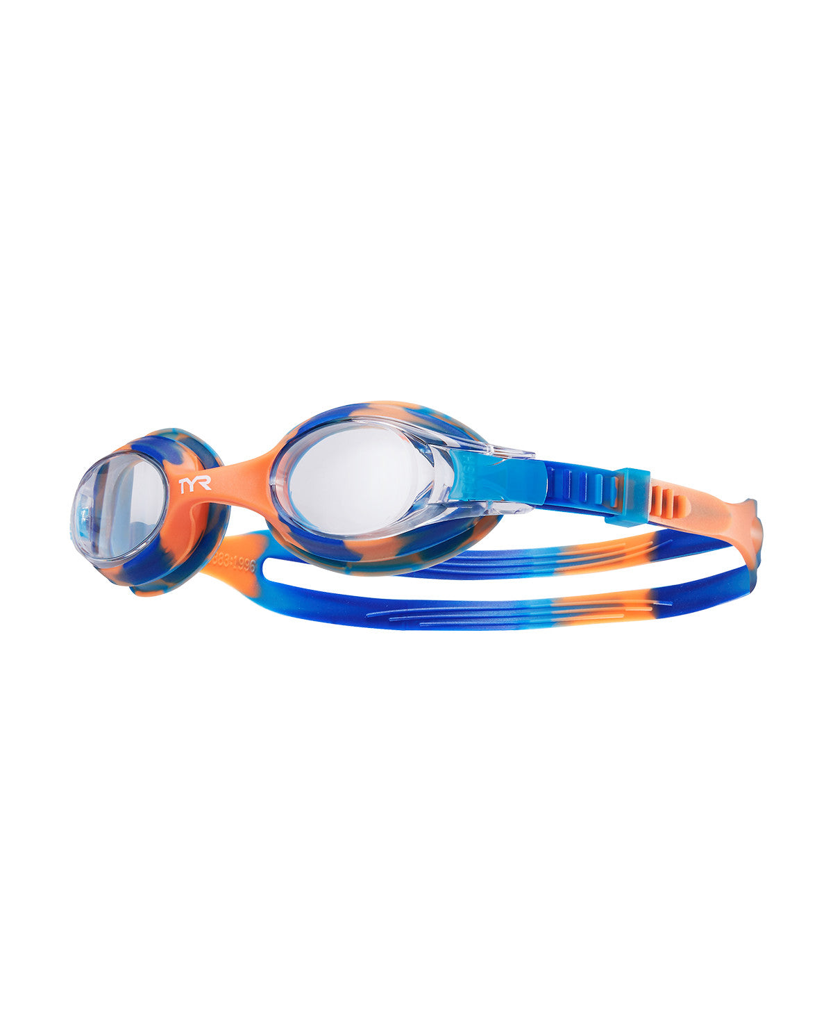 TYR Kids Swimple Goggles for Swimming Anti-Fog UV Eye Protection Safe No-Leak Silicone Gaskets Quick-Adjust Release Button Clear Lens