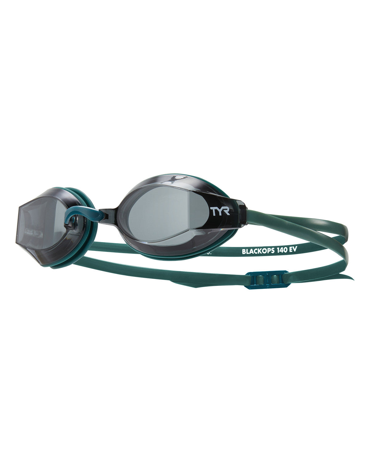 TYR Black Ops EV Racing Goggles Low Profile Competition Ready Swim Goggles with Wide Vision Anti-Fog UV Protection Lenses