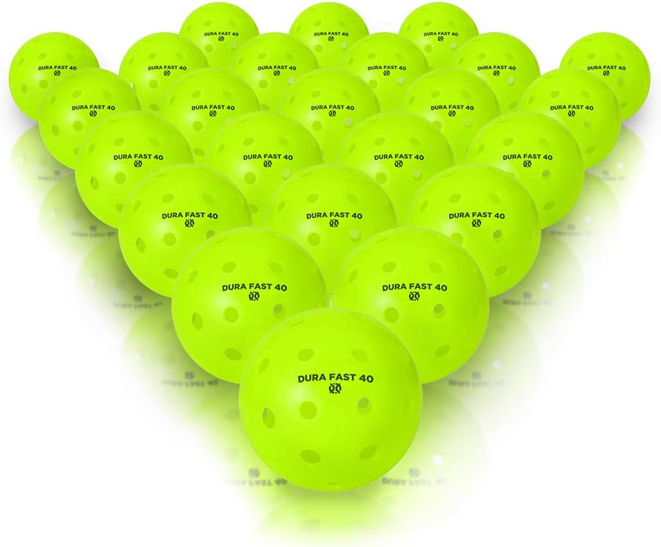 Dura Fast Pickleballs Outdoor balls USAPA Approved and Sanctioned for Tournament Play, Professional Performance