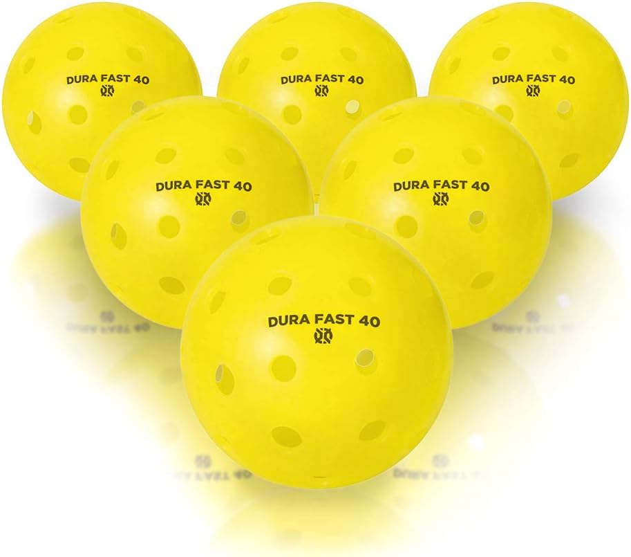 Dura Fast Pickleballs Outdoor balls USAPA Approved and Sanctioned for Tournament Play, Professional Performance