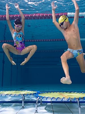 ARENA Unisex Youth Spider Junior Swim Goggles Girls and Boys Ages 6 to 12 Fogless Lenses Easy to Adjust Strap No Leak