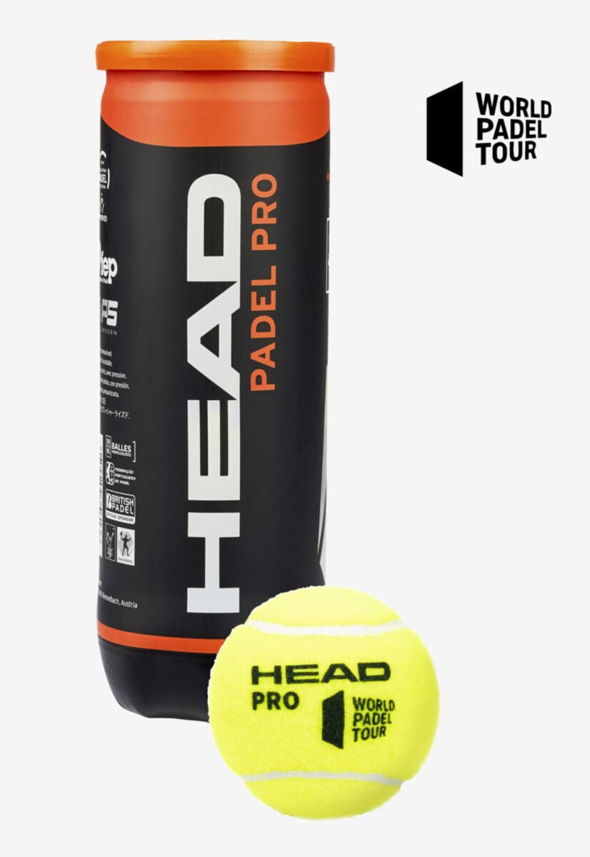 HEAD Padel Pro 3 Ball, Single Can