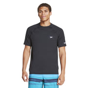 Speedo Men's UV Swim Shirt Short Sleeve Regular Fit Solid