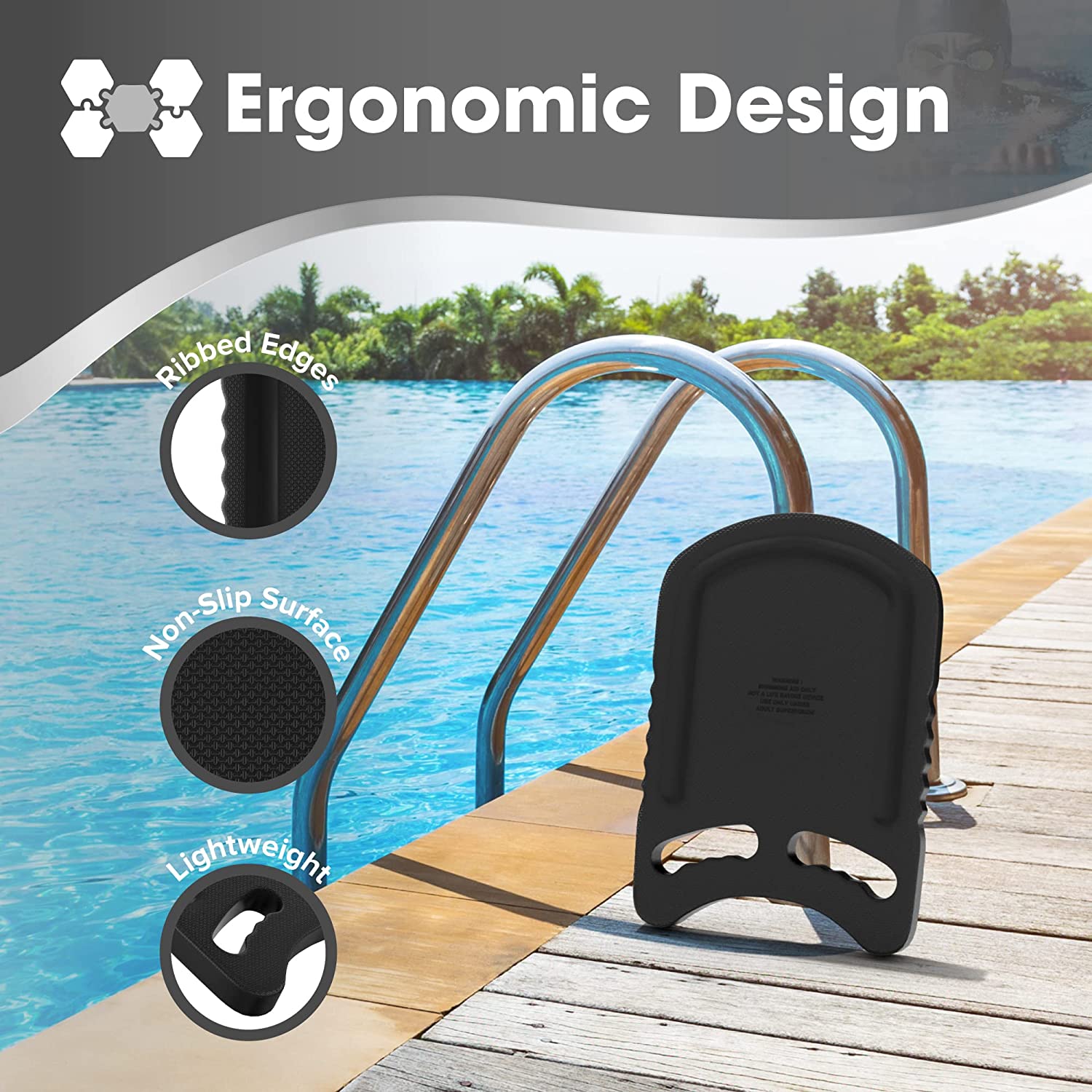 Pro Aviana Adult Swimming Pool Kickboard Floatation Foam Buoy