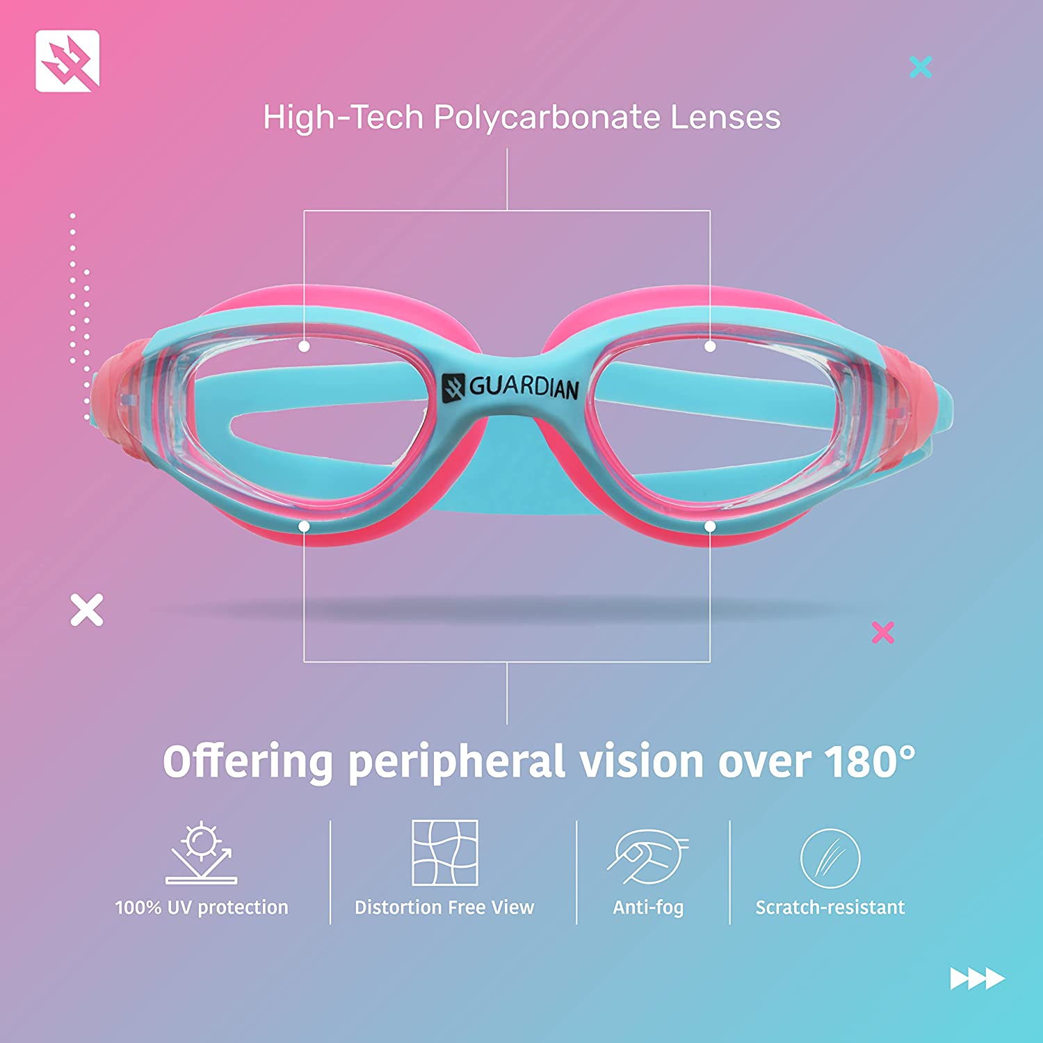 Junior Kids Swimming Goggles Pool Water Glasses for Toddlers Youth