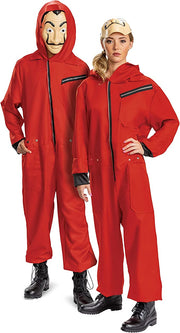 Disguise Money Heist Jumpsuit and Mask Adult Costume