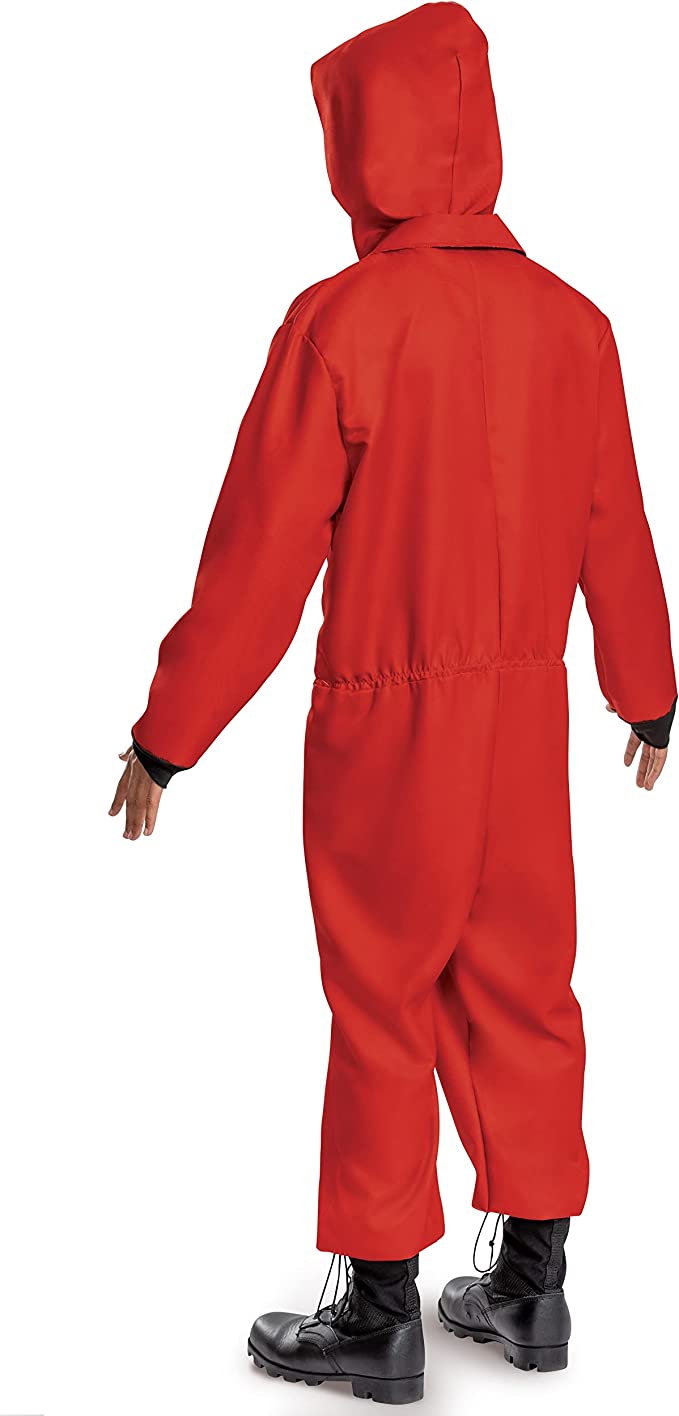 Disguise Money Heist Jumpsuit and Mask Adult Costume