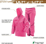 Frogg Toggs Youth Ultra-Lite2 Rain Suit - Pink