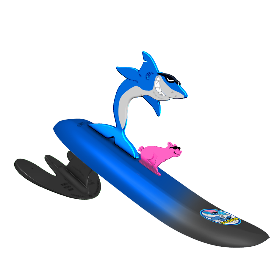Surfer Dudes Legends & Surfer Pets Wave Powered Mini-Surfer, Pet and Surfboard Beach Toy