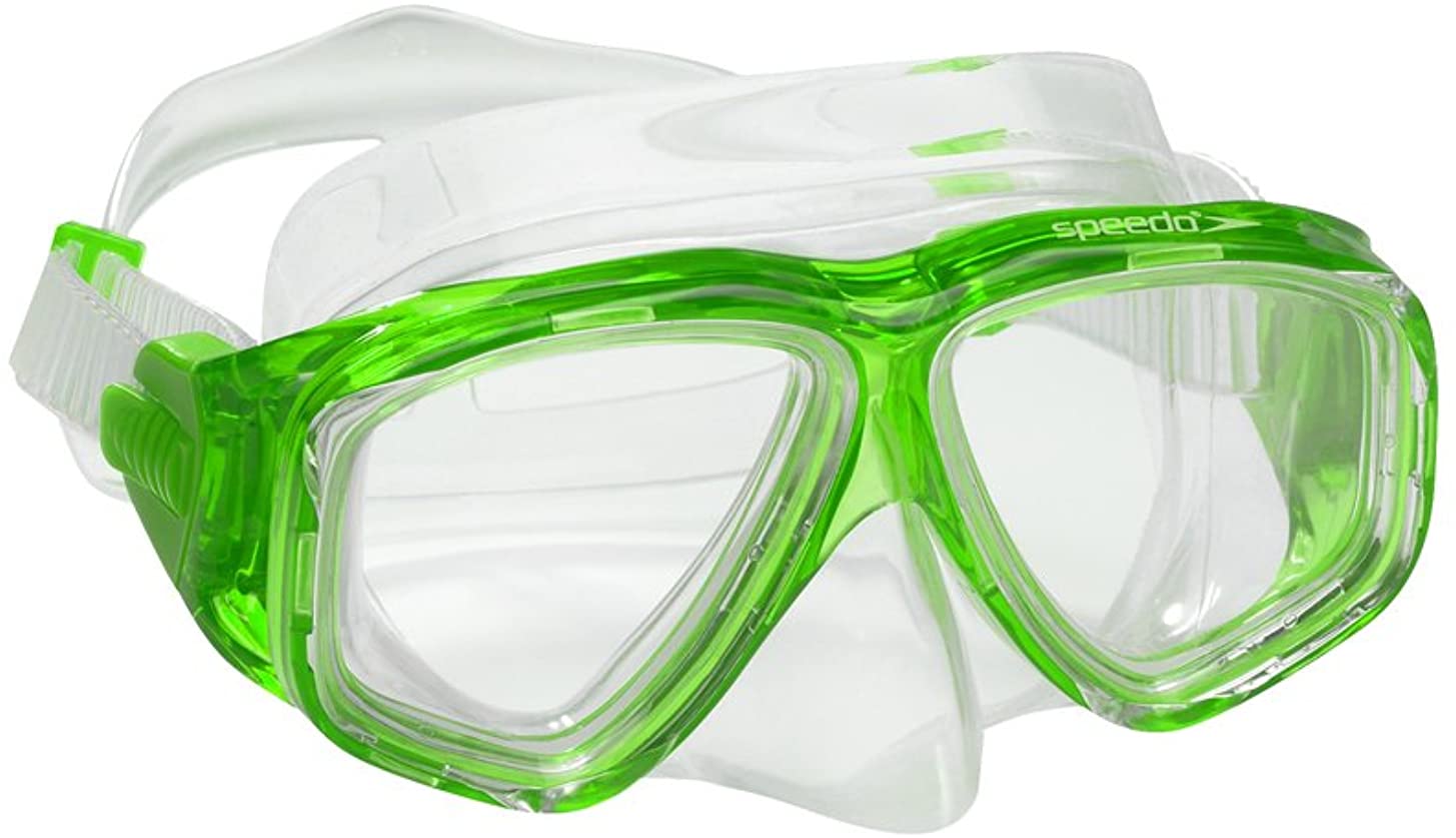 Speedo Kids' Swim Snorkel Dive Mask Anti-Fog with Nose Cover Adventure Series