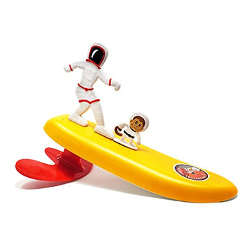 Surfer Dudes Legends & Surfer Pets Wave Powered Mini-Surfer, Pet and Surfboard Beach Toy - Promethei Paula and Alberta