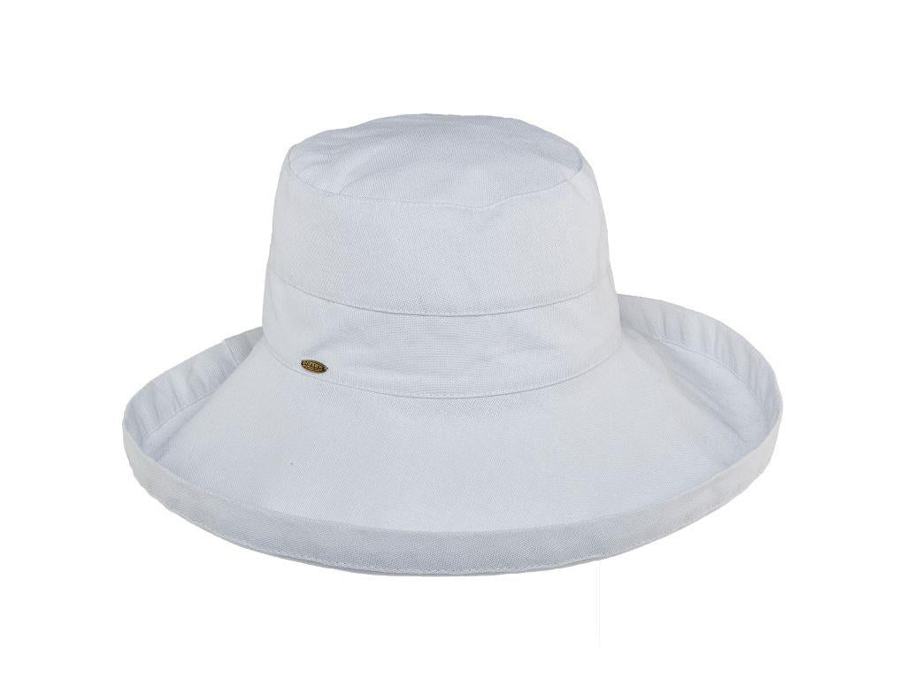 Scala - Women's Cotton Giana 100% cotton Hat - White