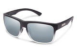 Suncloud Women's Contemporary Sunglasses, Black Gray Fade/Polarized Silver Mirror