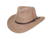 Scala - Men's Classic Felt Hat - Tan